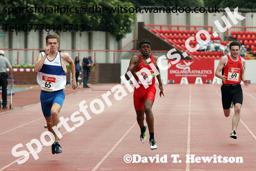 Senior boys 400 metres, English Schools Track and Field. Photo: David T. Hewitson/Sports for All Pics